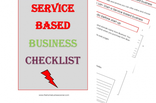 Service based checklist